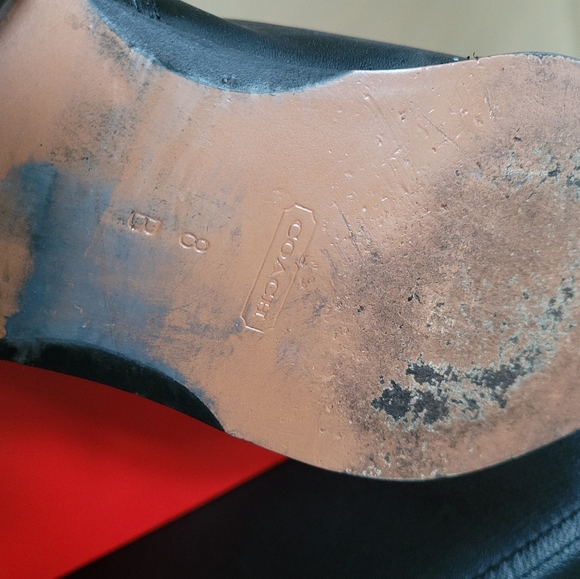 Coach MulanCalf Black tall Boot 8m - Picture 9 of 9